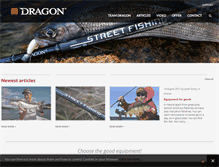 Tablet Screenshot of dragon-fishing.com